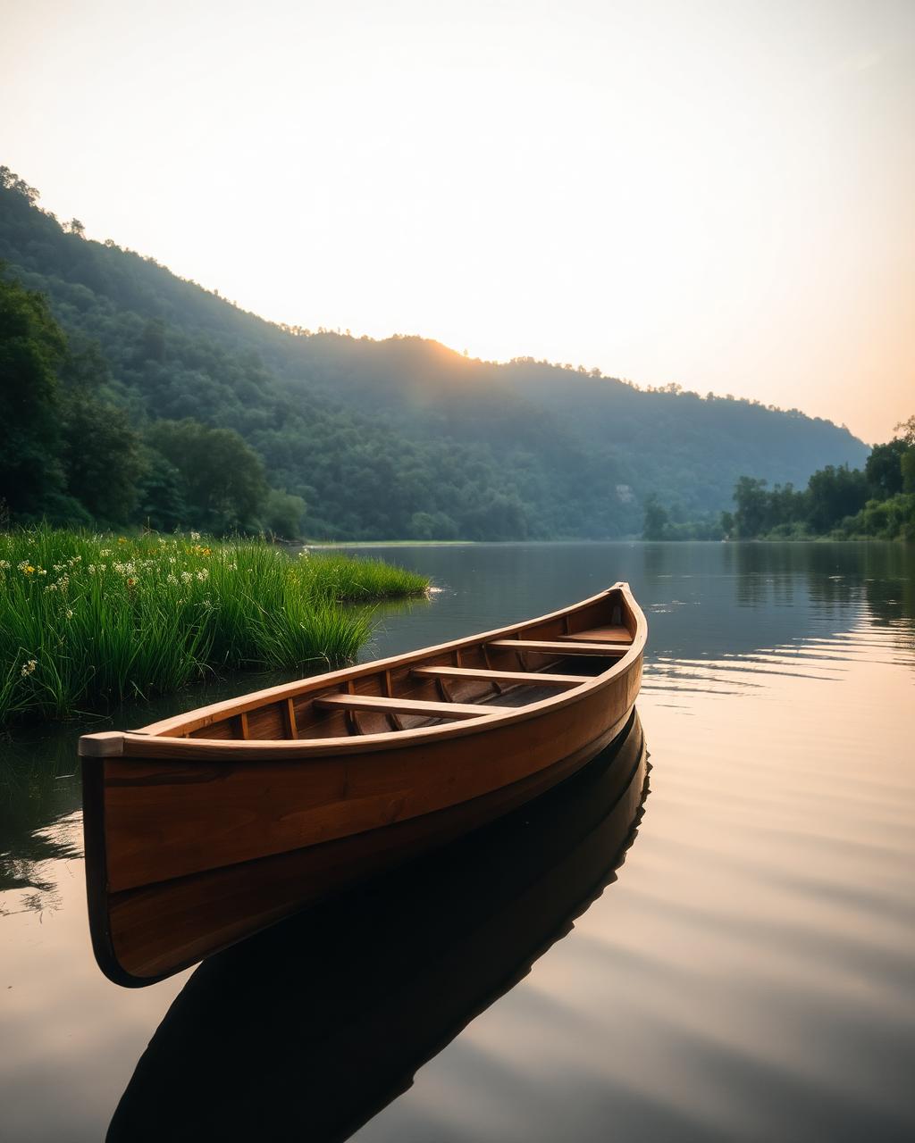 O rio em silêncio